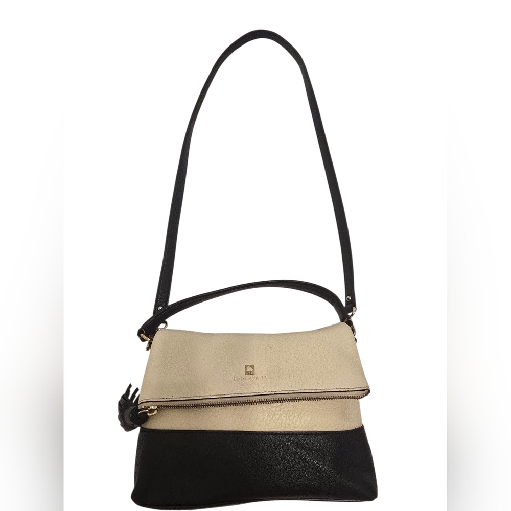 Kate Spade Elegant Black and Cream Crossbody bag